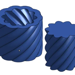 Đồ chơi xoay thư giãn hình hoa (Flower Fidget) in 3D