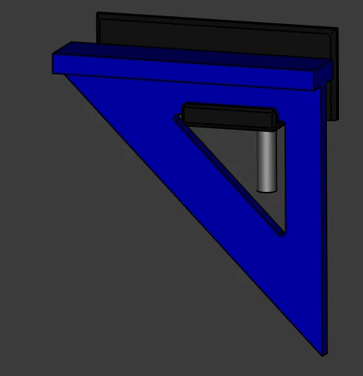 Giá treo ê-ke vuông nhỏ cho Honeycomb Storage Wall - Image 2
