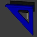 Giá treo ê-ke vuông nhỏ cho Honeycomb Storage Wall - Thumbnail 2