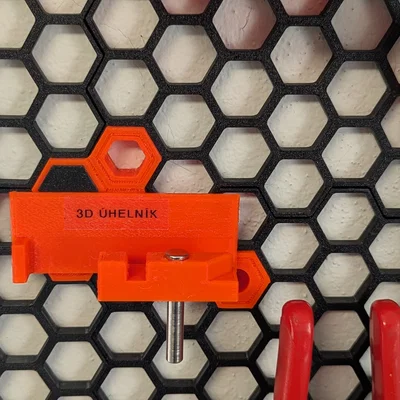 Giá treo thước ê-ke 3D cho bảng Honeycomb Storage Wall