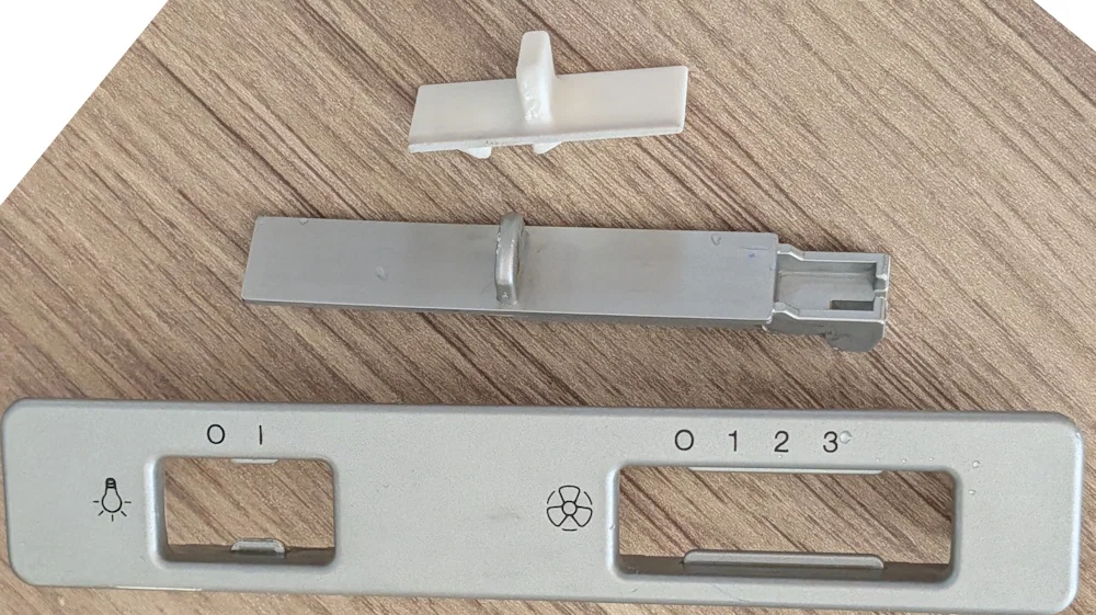 Nút gạt điều khiển đèn máy hút mùi Ariston - Giải pháp thay thế 3D - Image 1