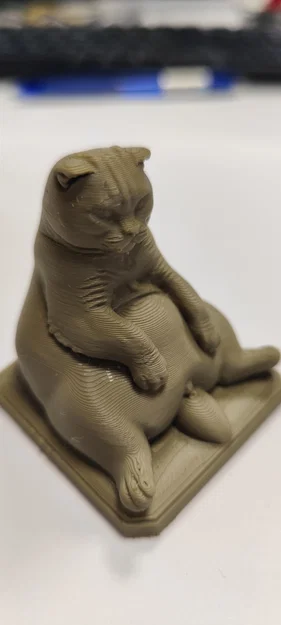 Mô hình 3D chú mèo béo ú đáng yêu trang trí bàn làm việc cực chất - Image 4