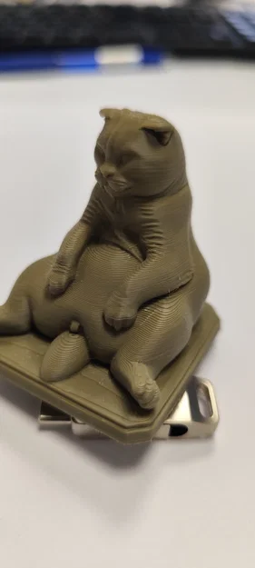 Mô hình 3D chú mèo béo ú đáng yêu trang trí bàn làm việc cực chất - Image 5