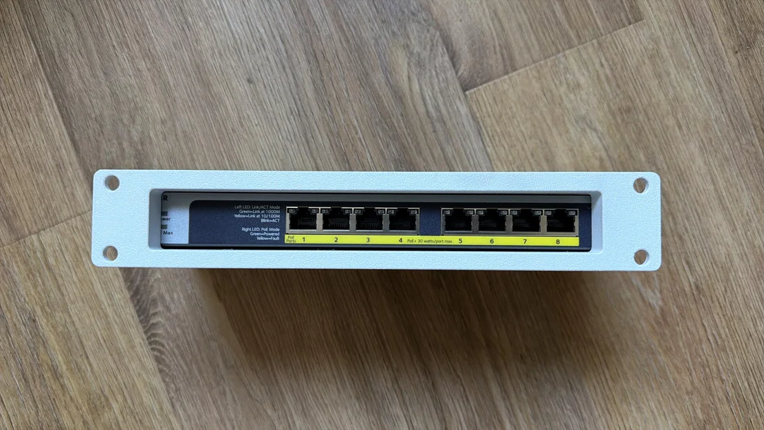 Giá đỡ Rack 10 inch cho NETGEAR GS108PP / GS108LP - Image 2