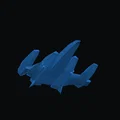 Mô hình phi thuyền Mirage 2.0 - Silverhawks 3D Print - Thumbnail 1