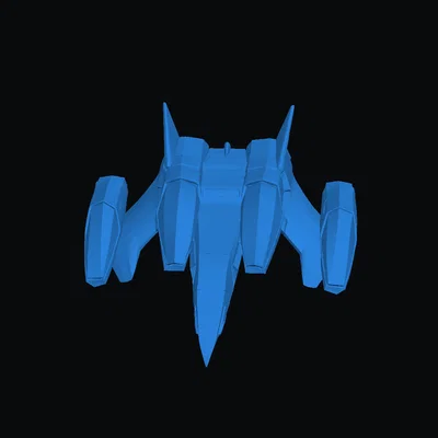 Mô hình phi thuyền Mirage 2.0 - Silverhawks 3D Print