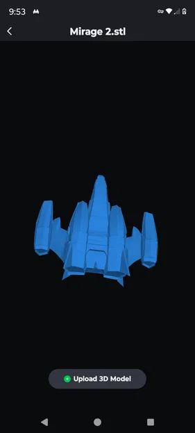 Mô hình phi thuyền Mirage 2.0 - Silverhawks 3D Print - Image 4