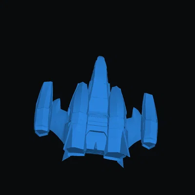 Mô hình phi thuyền Mirage 2.0 - Silverhawks 3D Print