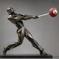 Mô hình điêu khắc 3D cầu thủ bóng chày nghệ thuật Perfect Collision - Thumbnail 1