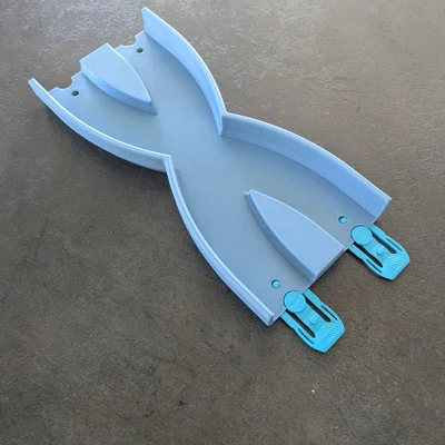 Phụ kiện điểm giao nhau đường đua Hot Wheels in 3D cho bé