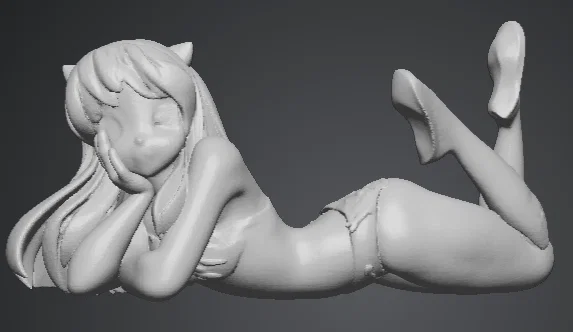 Mô hình 3D nhân vật Lamù (Lum) Anime cực đáng yêu để in 3D - Image 2