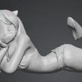 Mô hình 3D nhân vật Lamù (Lum) Anime cực đáng yêu để in 3D - Thumbnail 2