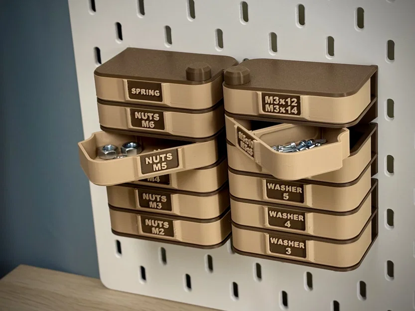 Hệ thống lưu trữ Skadis Modular | Hộp đựng linh kiện - Image 1