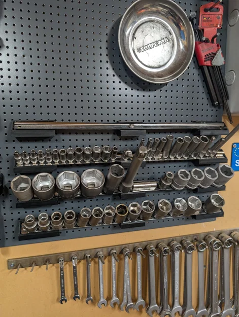 Đế giữ đầu tuýp (socket) cho bảng pegboard - Image 1