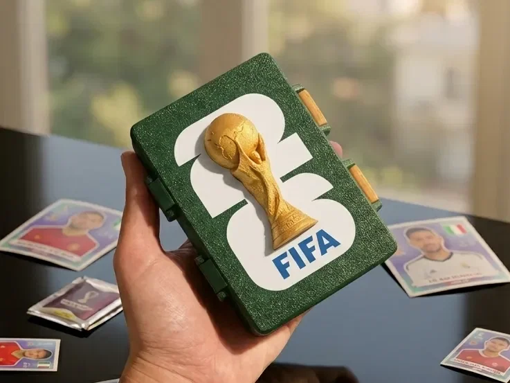 Hộp Đựng Thẻ Cầu Thủ FIFA World Cup 2026 In 3D Độc Đáo - Image 1