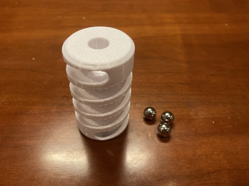 Mini Marble Spiral Fidget - Đồ chơi chạy bi xoắn ốc mini - Image 1