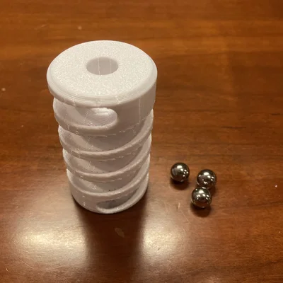 Mini Marble Spiral Fidget - Đồ chơi chạy bi xoắn ốc mini