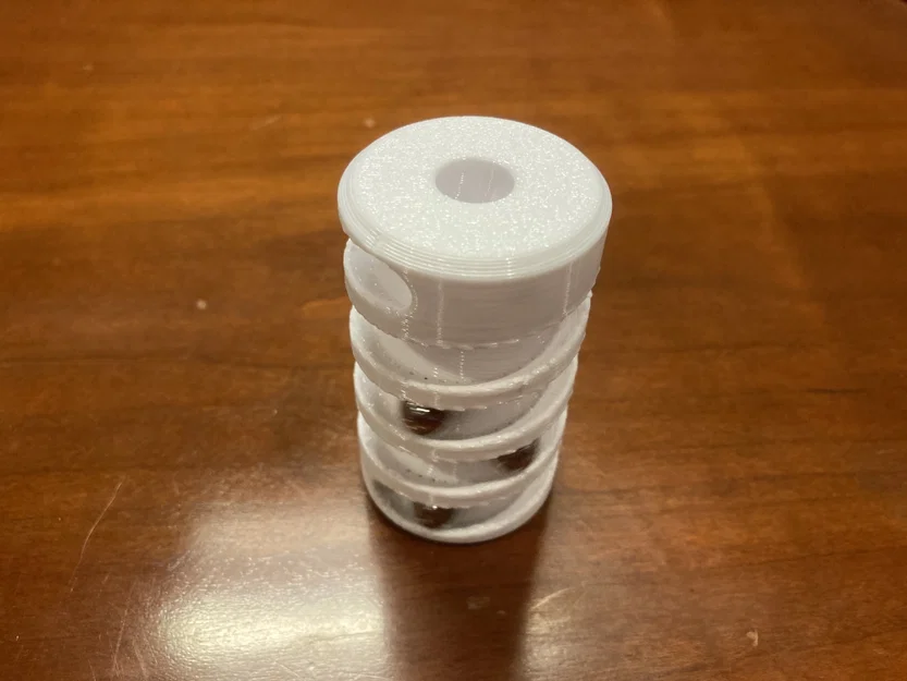 Mini Marble Spiral Fidget - Đồ chơi chạy bi xoắn ốc mini - Image 2