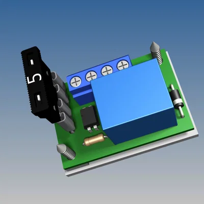 Mạch Relay 12VDC SRD & Vỏ In 3D
