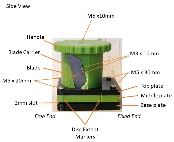 Dụng cụ cắt đĩa tròn từ tấm vật liệu (50mm hoặc 75mm) - Image 11