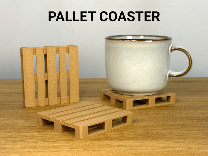 Đế lót ly hình Pallet gỗ - Image 1