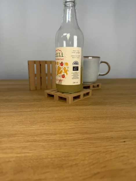 Đế lót ly hình Pallet gỗ - Image 4