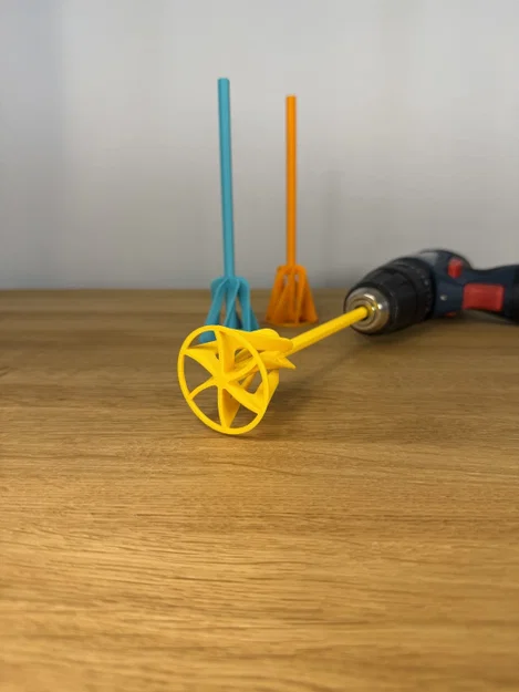 Đầu khuấy sơn gắn máy khoan (Drill Paint Mixer) - Image 4