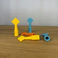 Bộ Đầu Vòi Vuốt Keo Silicone / Caulk - Thumbnail 6