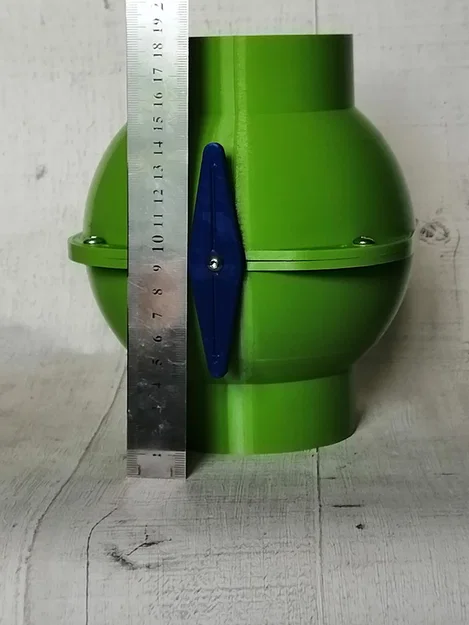 Blast Gate loại Ball Valve 100mm (4 inch) chống tắc nghẽn cho hệ thống hút bụi nhà xưởng - Image 6