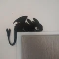 Vật trang trí cửa hình Rồng Đêm Toothless - Thumbnail 1