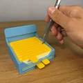 Hộp đựng giấy ghi chú (Sticky Note/Post-it) kèm bộ khuôn vẽ (Stencil) - Thumbnail 4