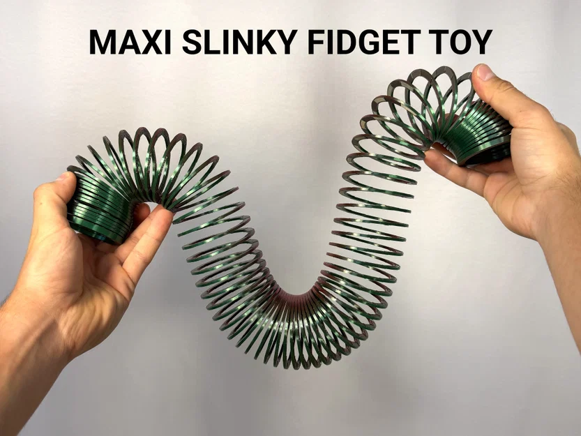 Đồ chơi Fidget Maxi Slinky cỡ lớn - Image 1