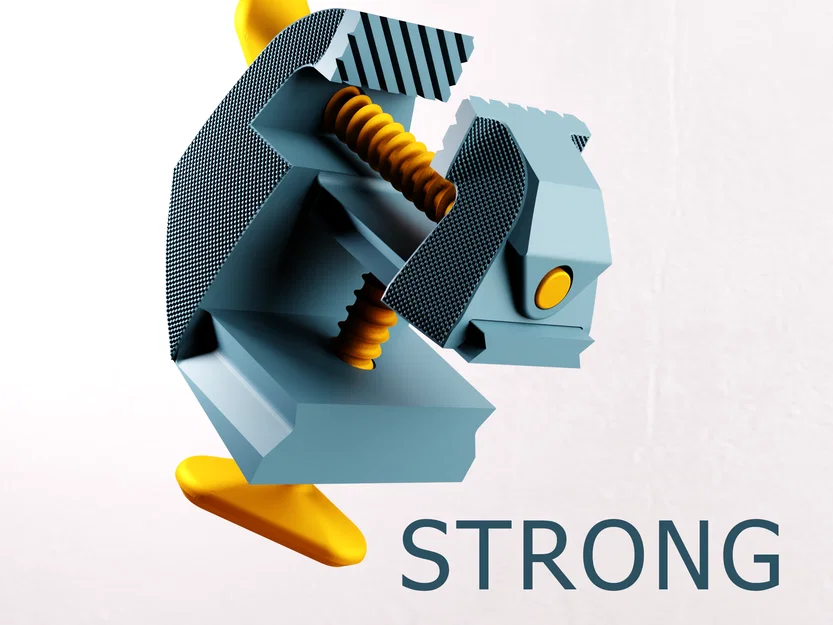 Ê-tô bàn "siêu cứng" (Bench vice « strong ») - Image 1