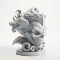 Tượng Đầu Lâu Joker Phong Cách Gothic - Mô Hình In 3D Sưu Tầm - Thumbnail 2