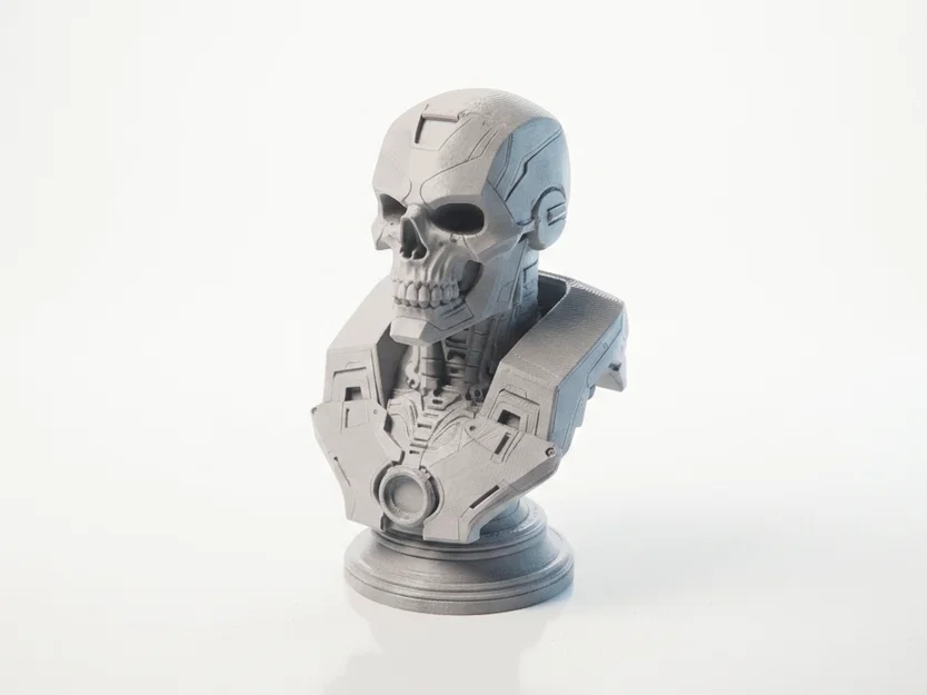 Mô hình in 3D Tượng bán thân đầu lâu Iron Man - Image 1