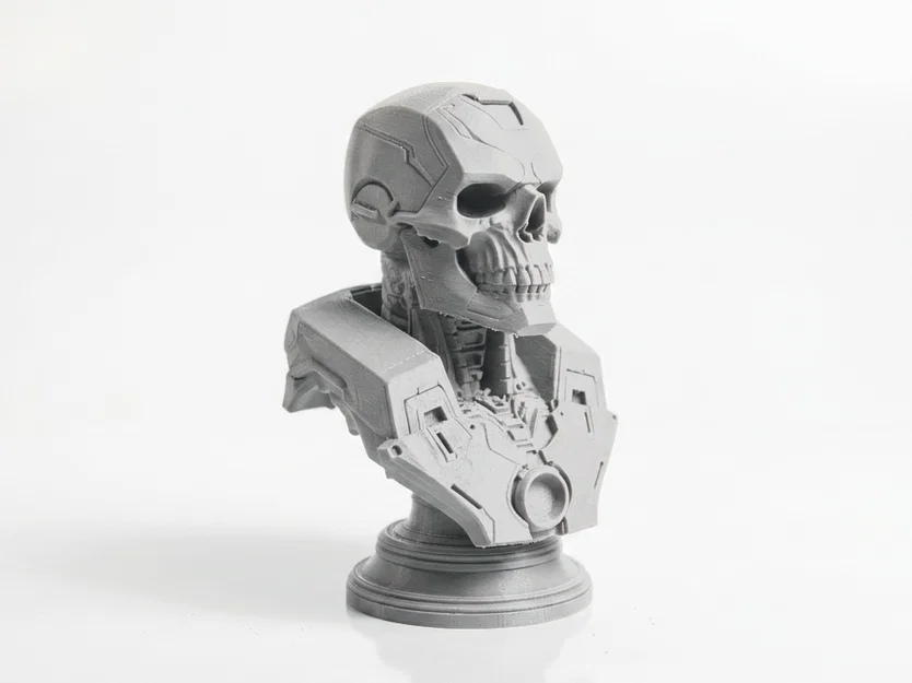 Mô hình in 3D Tượng bán thân đầu lâu Iron Man - Image 2