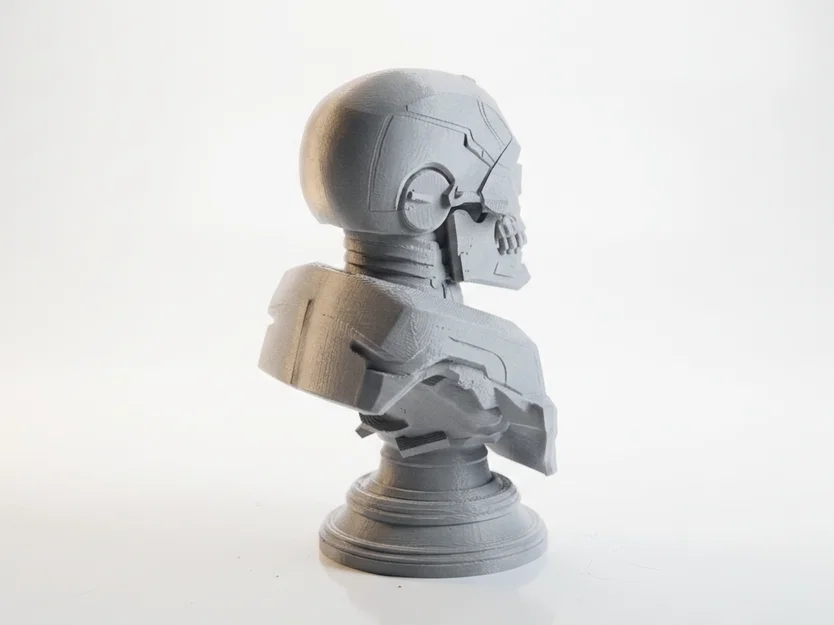 Mô hình in 3D Tượng bán thân đầu lâu Iron Man - Image 3