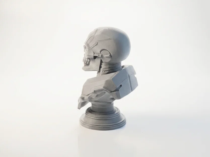 Mô hình in 3D Tượng bán thân đầu lâu Iron Man - Image 4