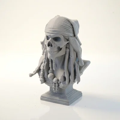 Mô hình 3D Đầu Lâu Cướp Biển Jack Sparrow