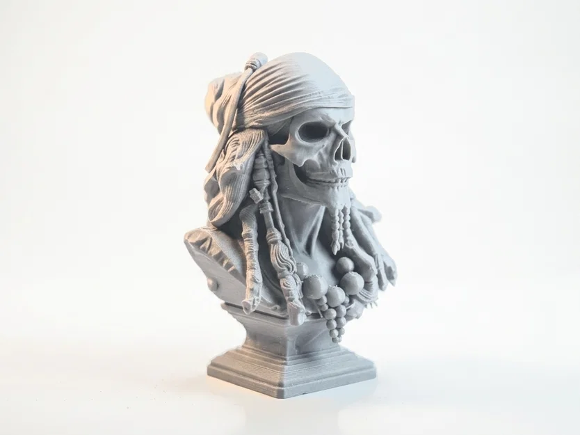 Mô hình 3D Đầu Lâu Cướp Biển Jack Sparrow - Image 2