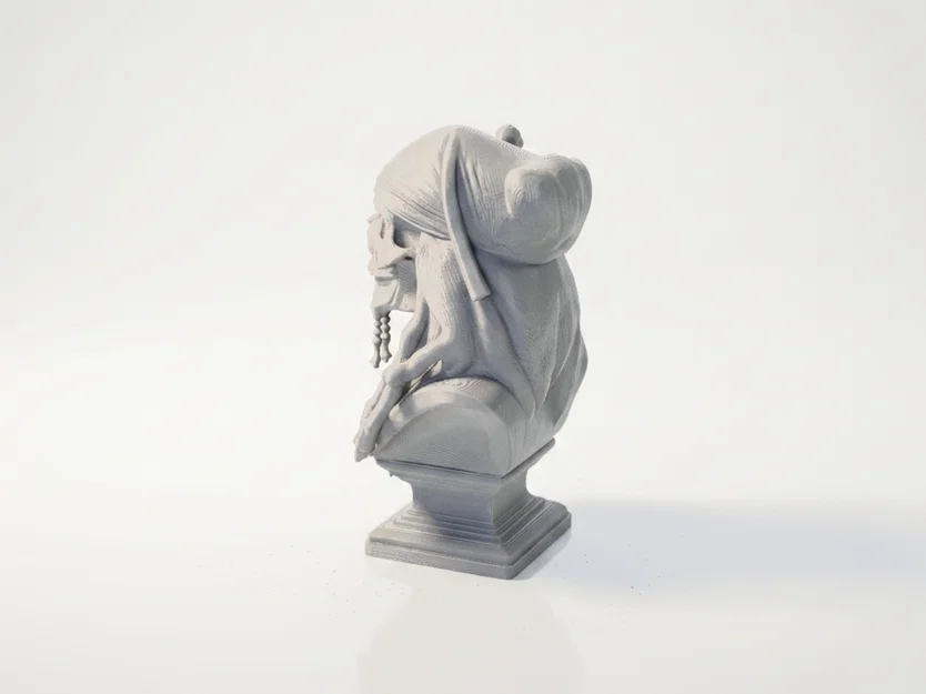 Mô hình 3D Đầu Lâu Cướp Biển Jack Sparrow - Image 4