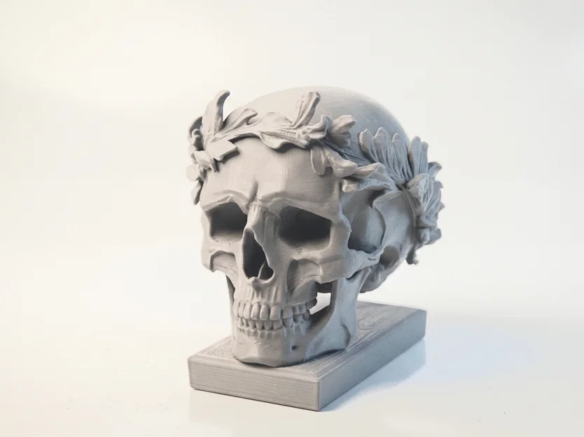 Mô hình 3D đầu lâu Julius Caesar phong cách điêu khắc La Mã cổ đại - Image 1