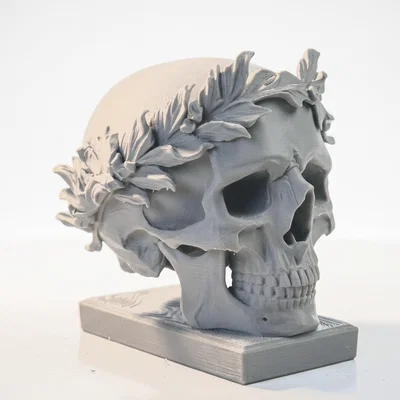 Mô hình 3D đầu lâu Julius Caesar phong cách điêu khắc La Mã cổ đại