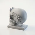 Mô hình 3D đầu lâu Julius Caesar phong cách điêu khắc La Mã cổ đại - Thumbnail 4