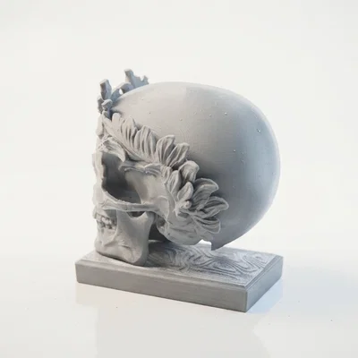 Mô hình 3D đầu lâu Julius Caesar phong cách điêu khắc La Mã cổ đại