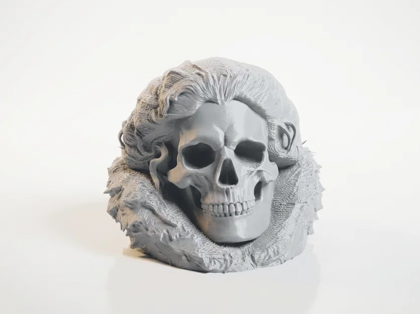 Mô hình đầu lâu Jon Snow phong cách Gothic in 3D - Image 1