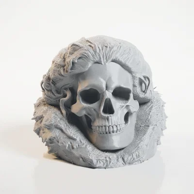 Mô hình đầu lâu Jon Snow phong cách Gothic in 3D