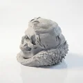 Mô hình đầu lâu Jon Snow phong cách Gothic in 3D - Thumbnail 4