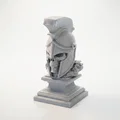 Tượng Bán Thân Đầu Lâu Chiến Binh Leonidas (In 3D) - Thumbnail 1