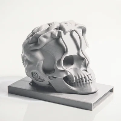 Mô hình điêu khắc đầu lâu MJ phong cách Gothic (In 3D)